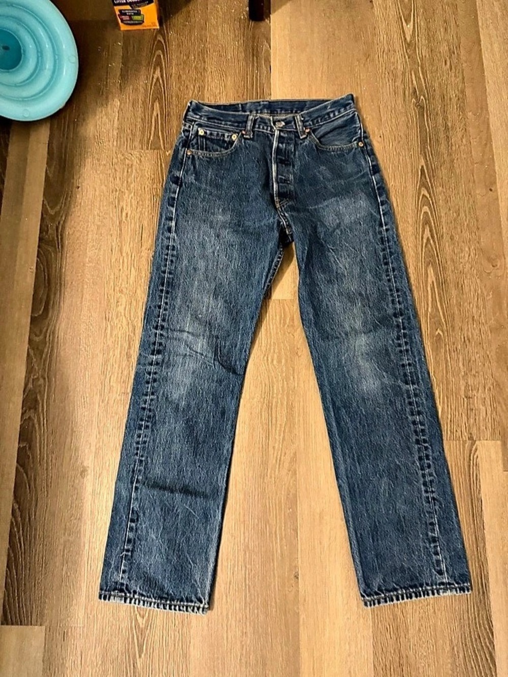 Levi's 501 Straight Leg Jeans Blue Waist 29 x 32